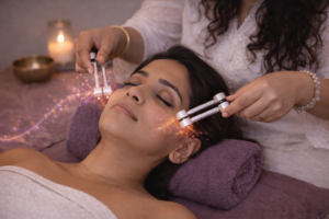 Tuning Fork Frequency Facial